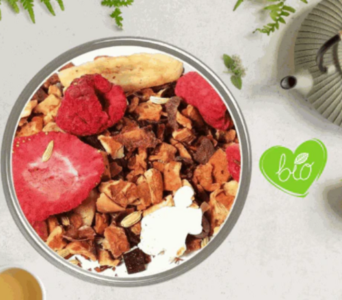 PLAISIR DU THE - Infusion fruitée - FRAISE VANILLE FRAMBOISE - EN VRAC - 150G