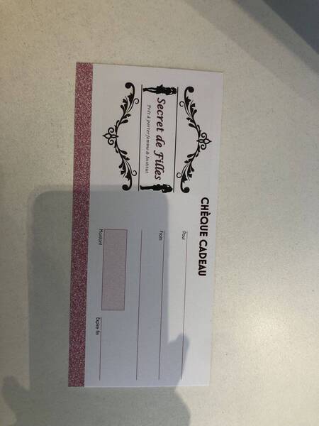 Bon cadeau boutique 