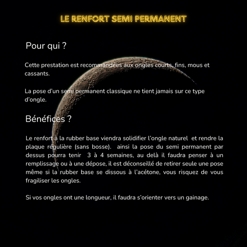 Explication du Renfort Semi