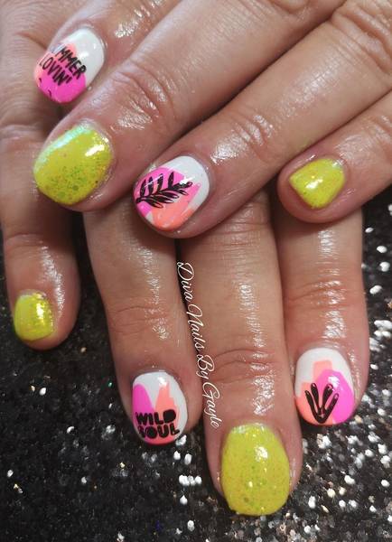 Neon festival inspired