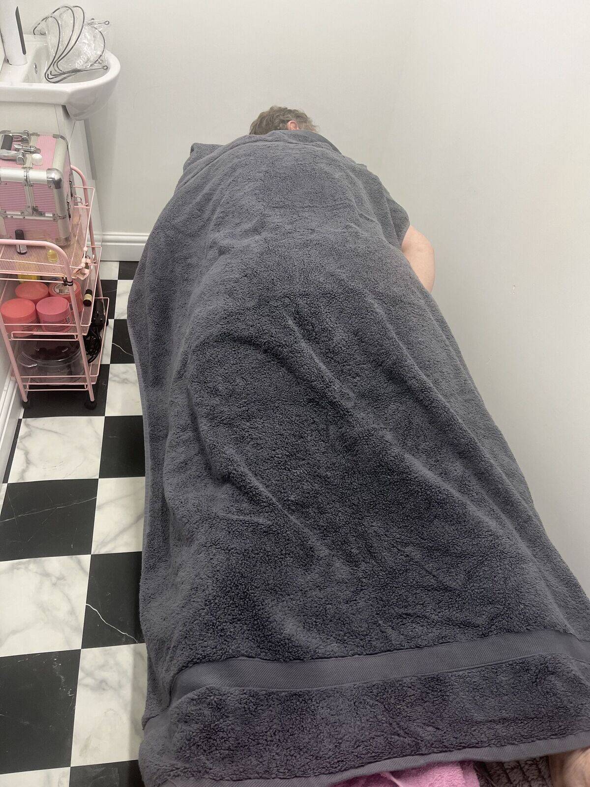 Heated blanket on during your treatments 