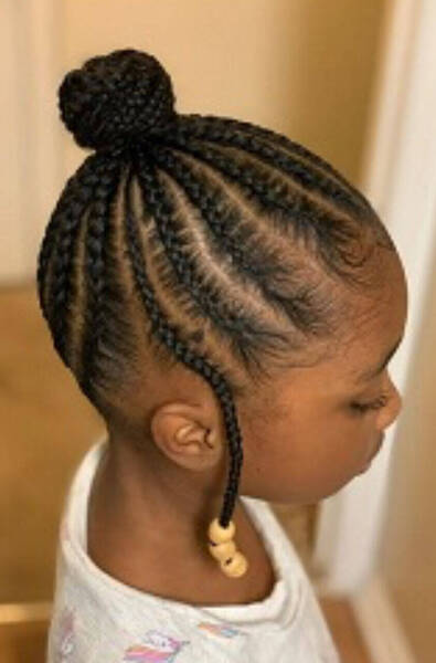 Forfait sérénité <<Ti moun>>2soîns avec tresse chev naturel 