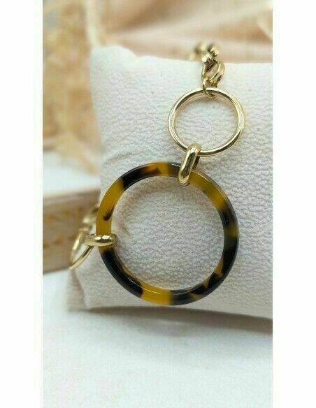 Bracelet Romane Léopard Brun