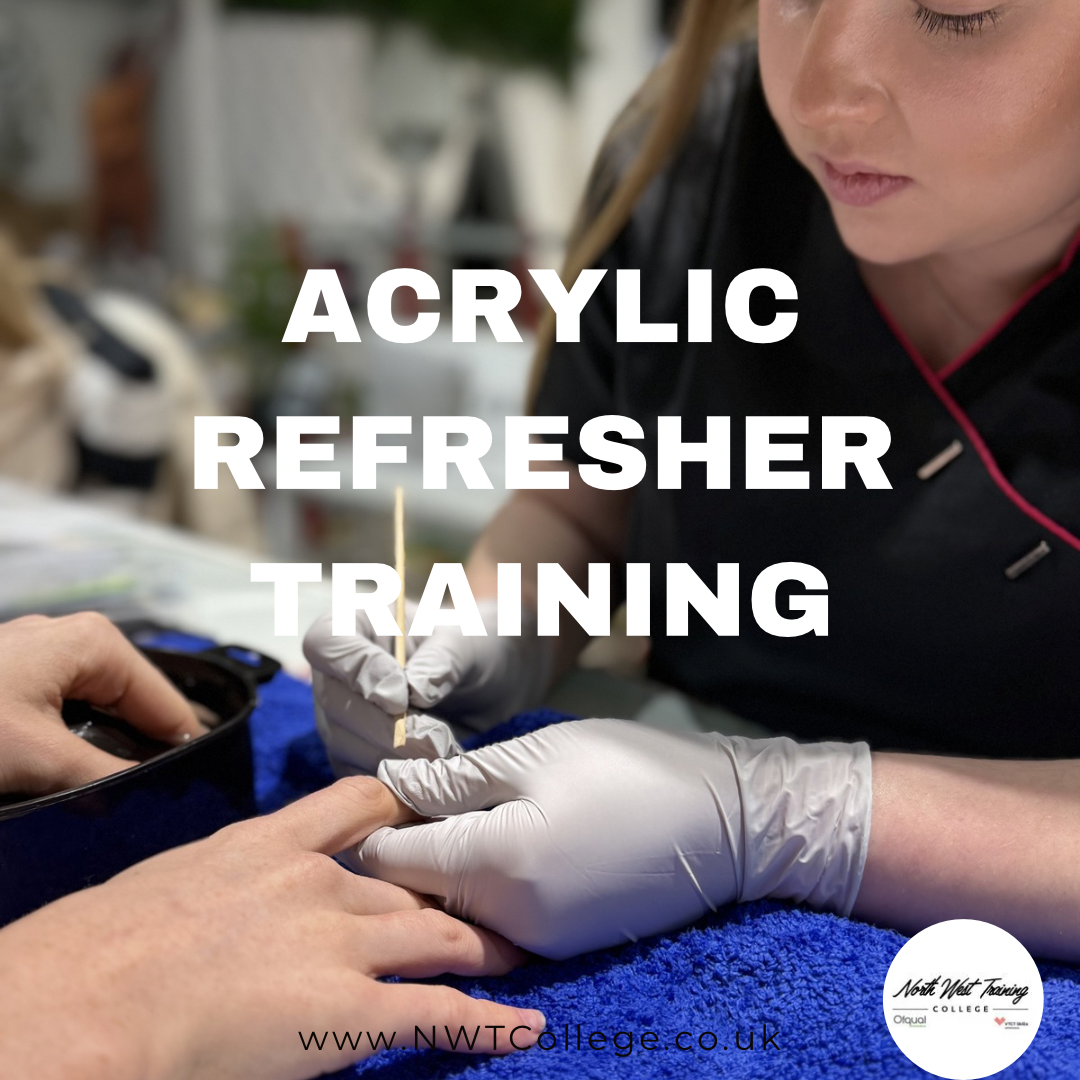 ACRYLIC REFRESHER COURSE THURS 30th @10am-3pm price £100 Deposit
