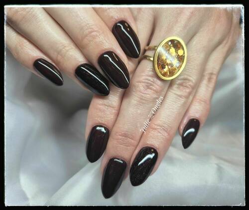 Pose complète en Gel avec rallongement chablon 