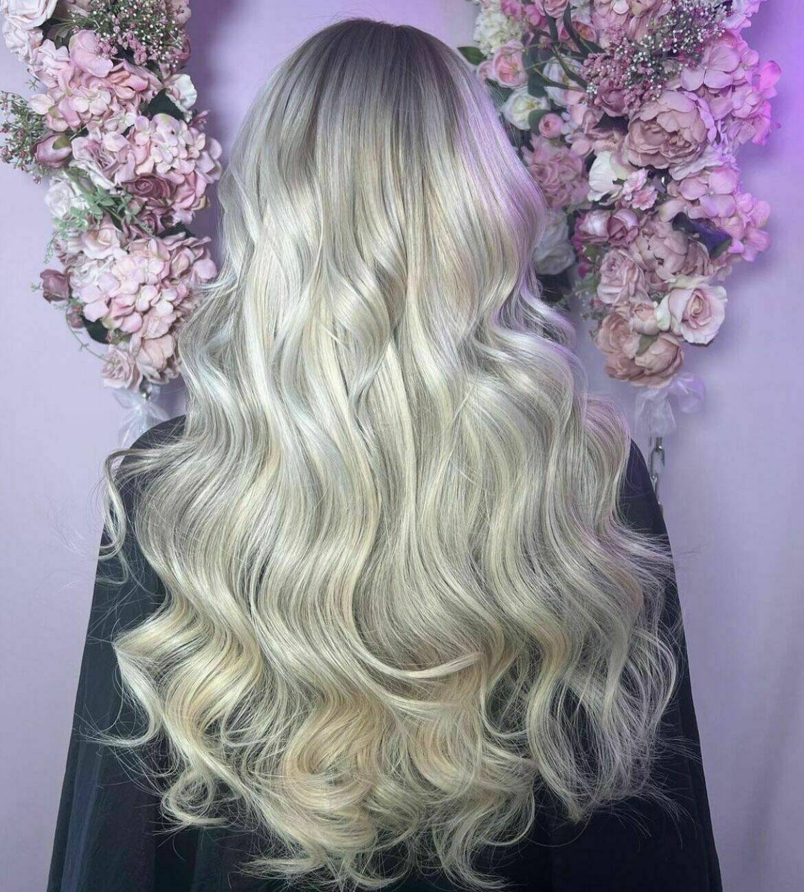 Colour & Bellami extensions by Rebecca Mac