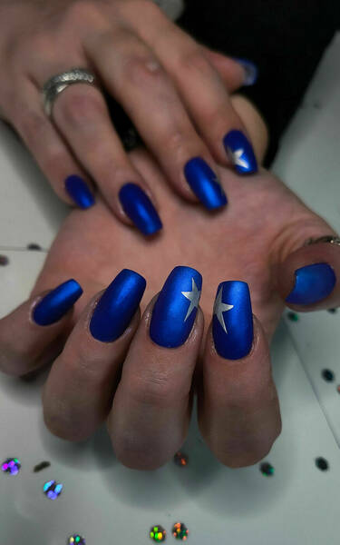 Manucure gel longueur nail art avancé