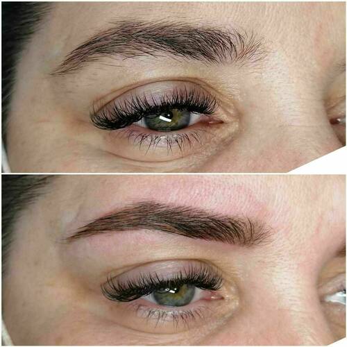 Henna brow + épilation au fil 