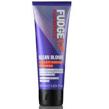 Fudge Clean Blonde Violet Toning Shampoo (50ml)