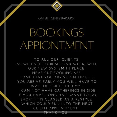 Booking information 