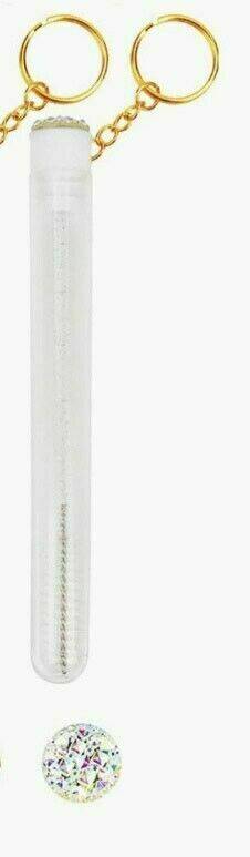 Luxury White pearl diamond lashes brush