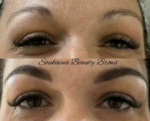 Restructuration des sourcils et Teinture Henné 