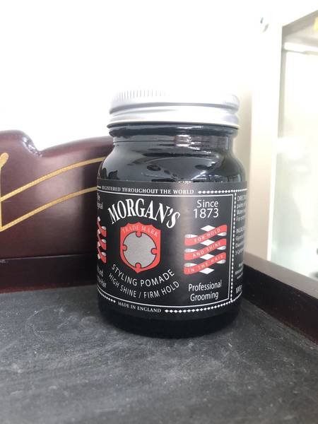 Morgan’s styling pomade high shine/firm hold 100g