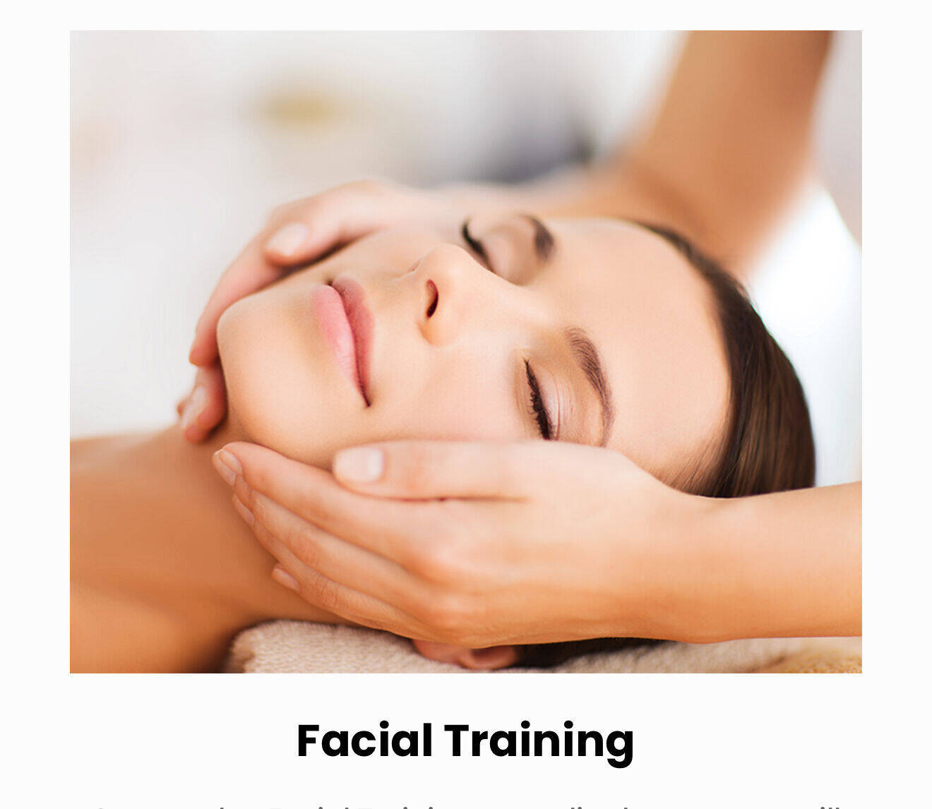 Accredited 2 day Facial Training with Jen 2 days  1st March  £200  deposit £40 