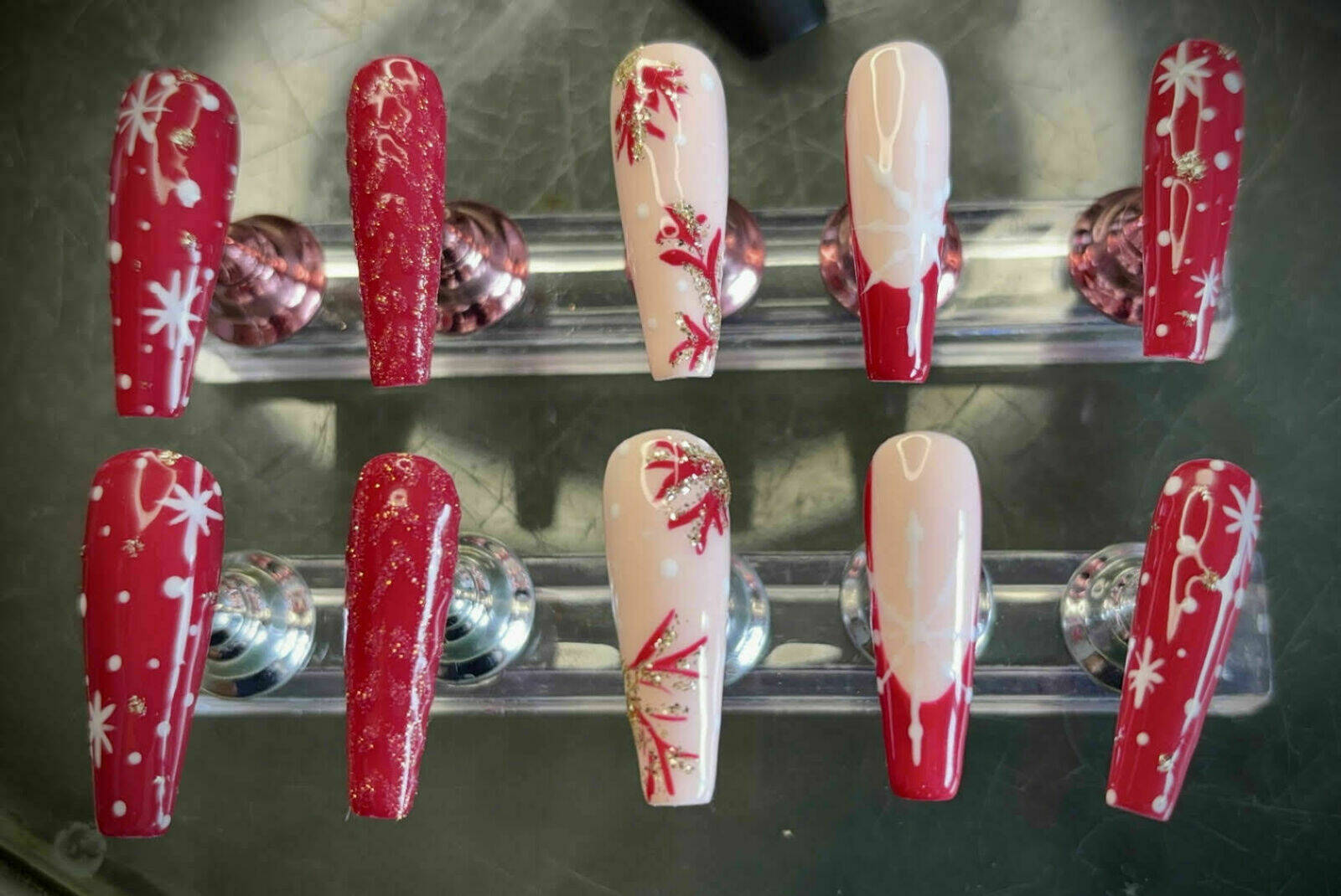 Press on Nails Noel 🎅🏻 - Kit Complet 🎄