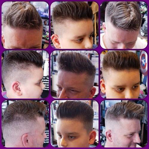 The Thundersley Quiff...Like Father like Son style 