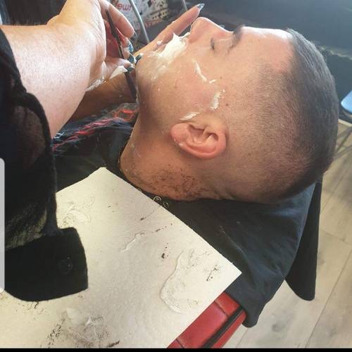 Cut throat shave 