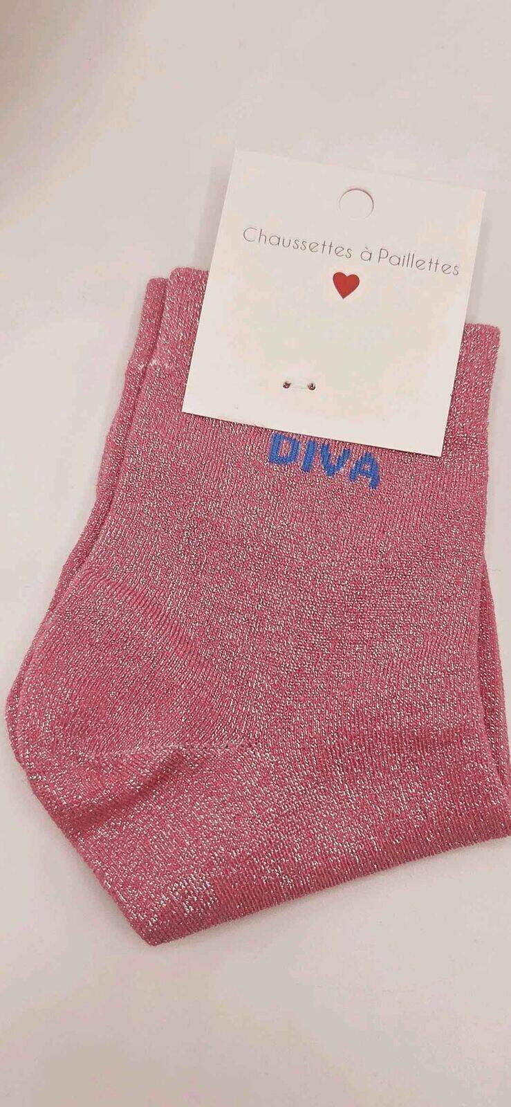 Chaussettes à Paillettes Diva
