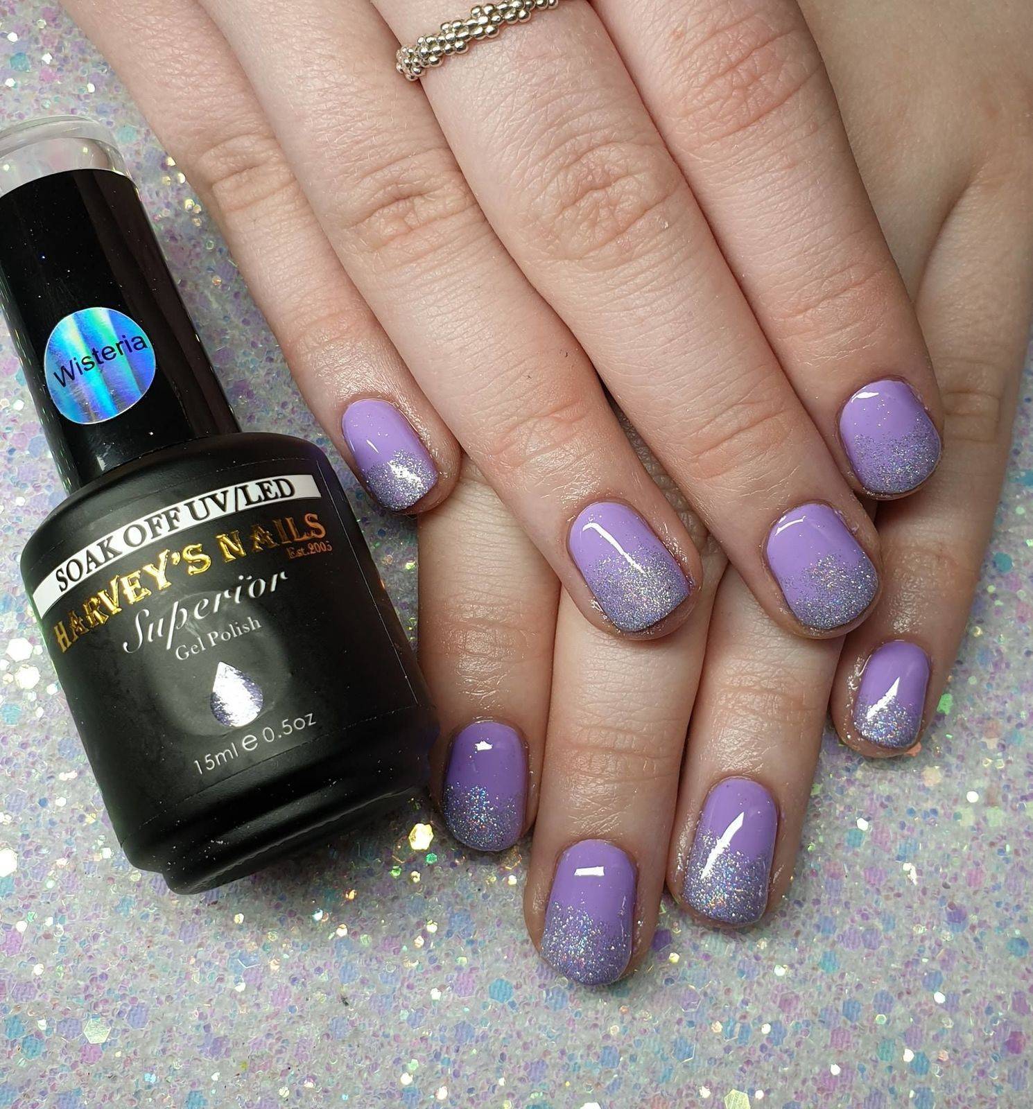 Gel polish on natural nails