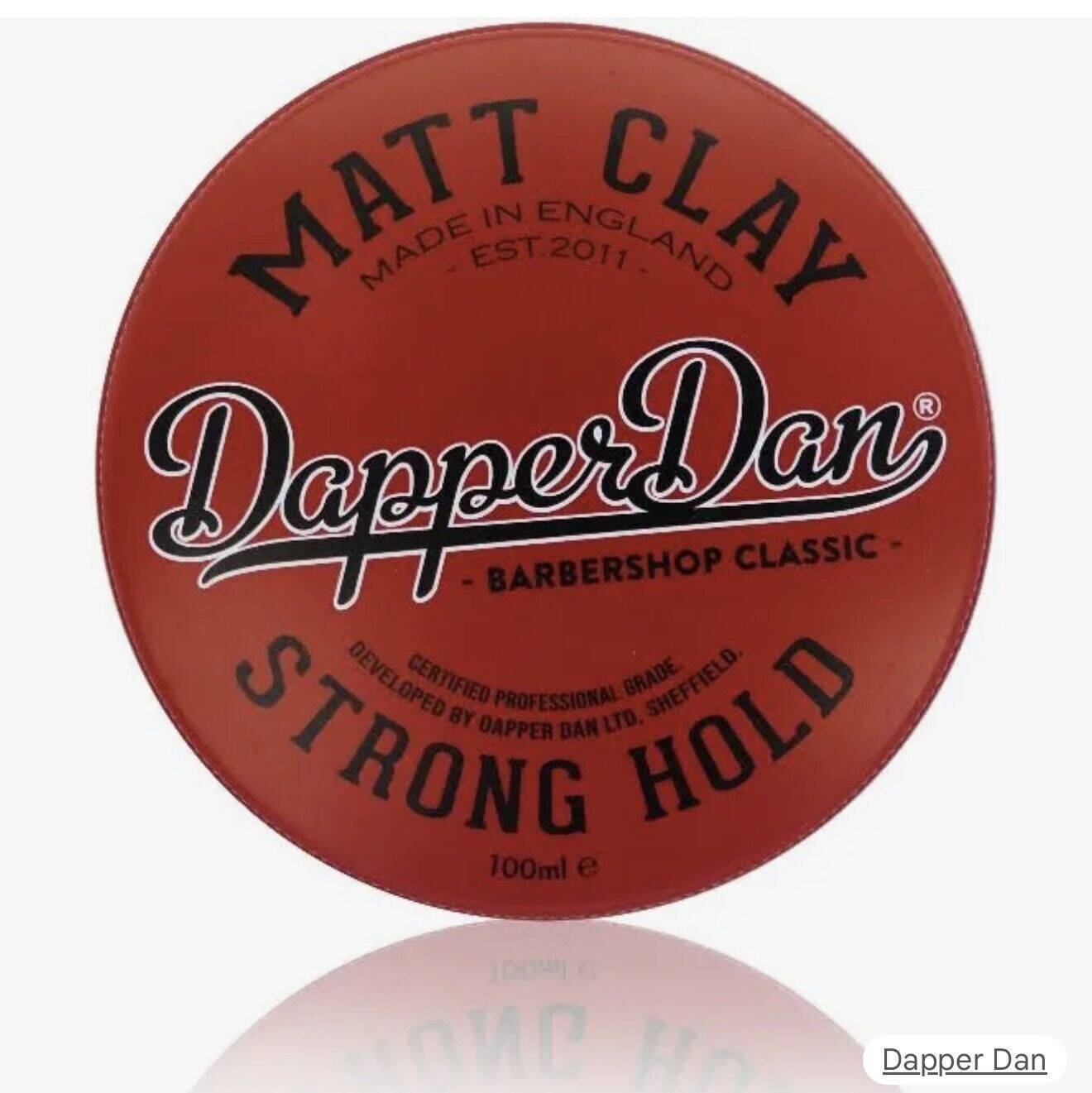 Dapper Dan Matt Clay 100ml Strong Hold