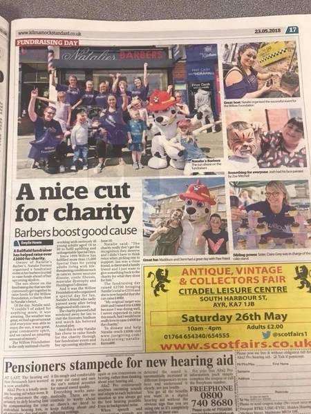 Our fundraising day is in the standard 