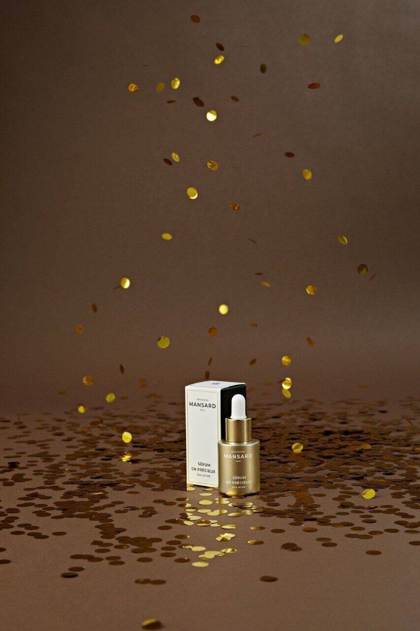 Sérum Or Précieux - édition Limitée - Gorgé d'acide hyaluronique, collagène et élastine, miel, allantoine, prébiotique.