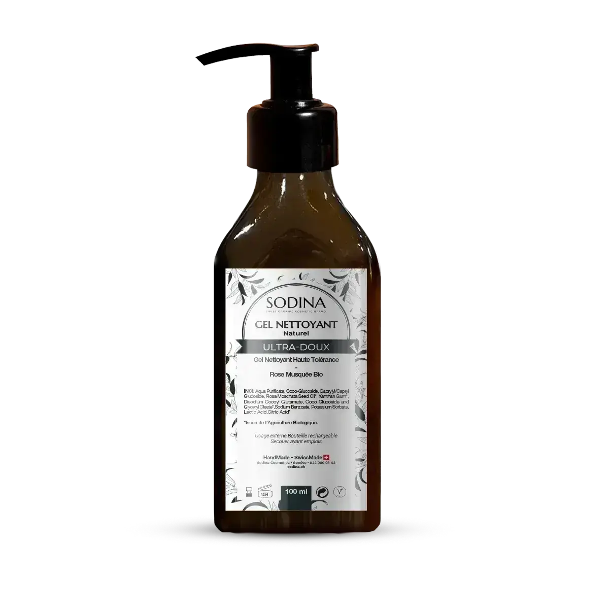 Gel Nettoyant Ultra-Doux - Rose Musquée Bio 100 ml