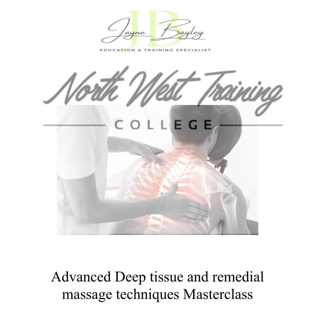 Deep Tissue Massage £180 19th May deposit £40 