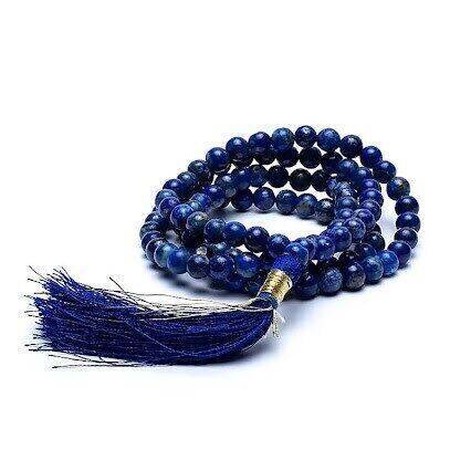 NEW Mala Lapis Lazuli - En collier ou bracelet de 108 perles