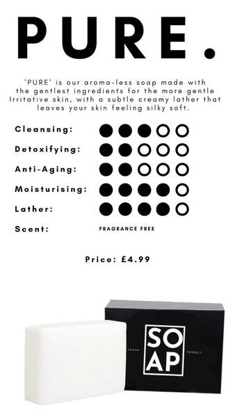 SOAP uk - PURE 100g soap bar