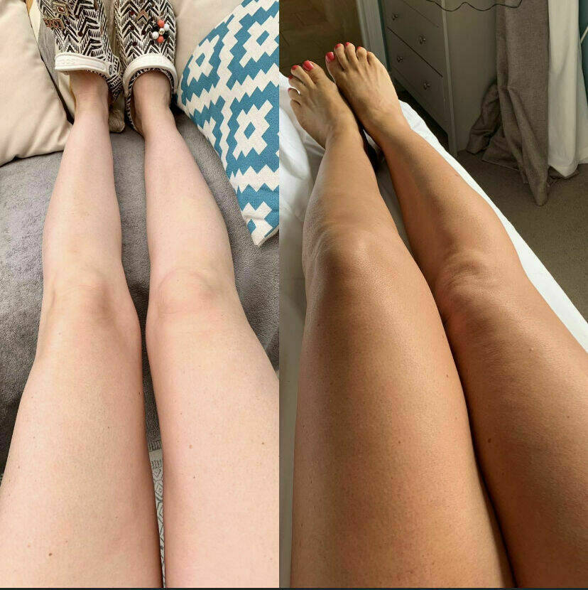 Go to love a before and after picture 🤎