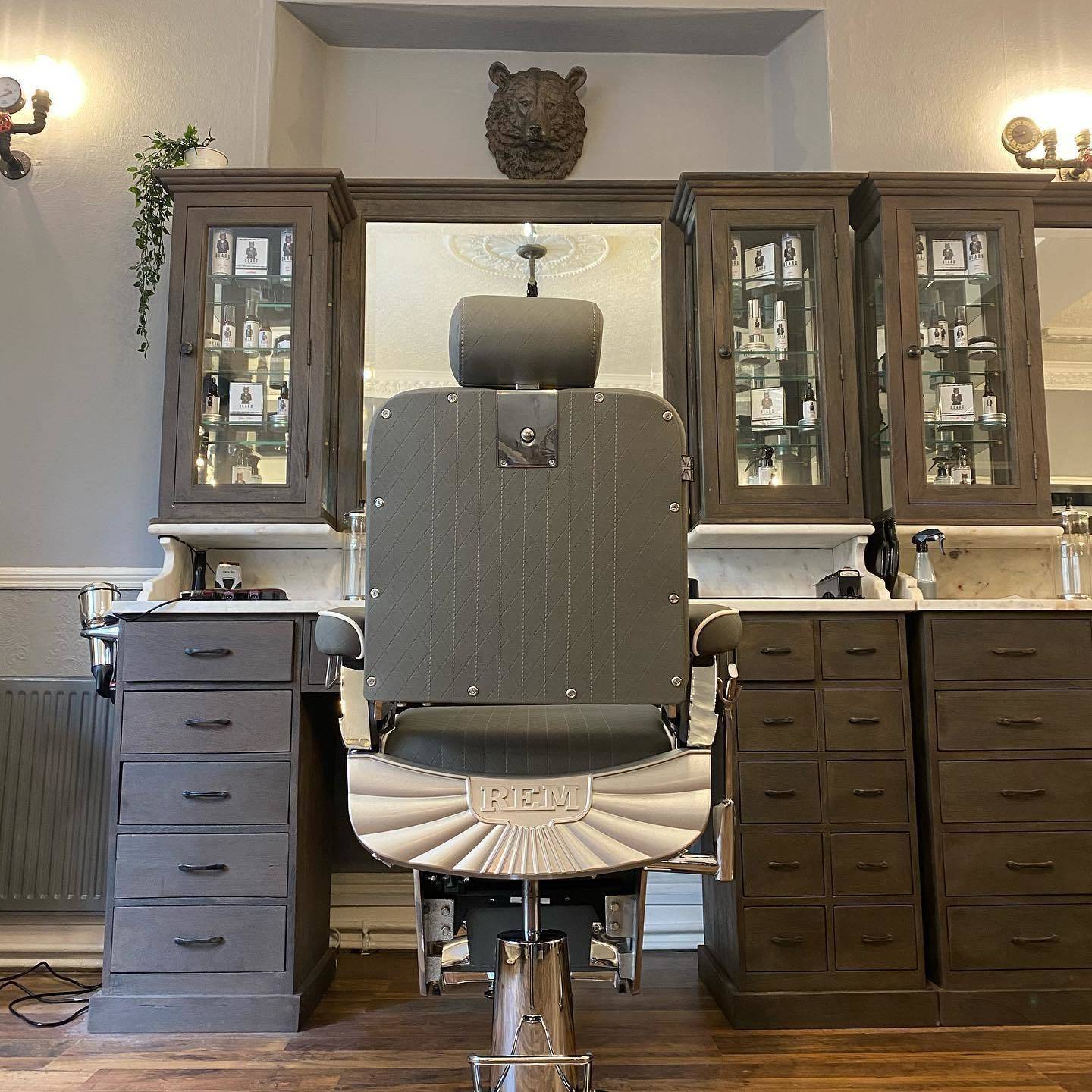 The chairs are in and we are ready! @remuklimited @rem_men @barber_furniture #barbershop #menshair #cardiff #barber #hair