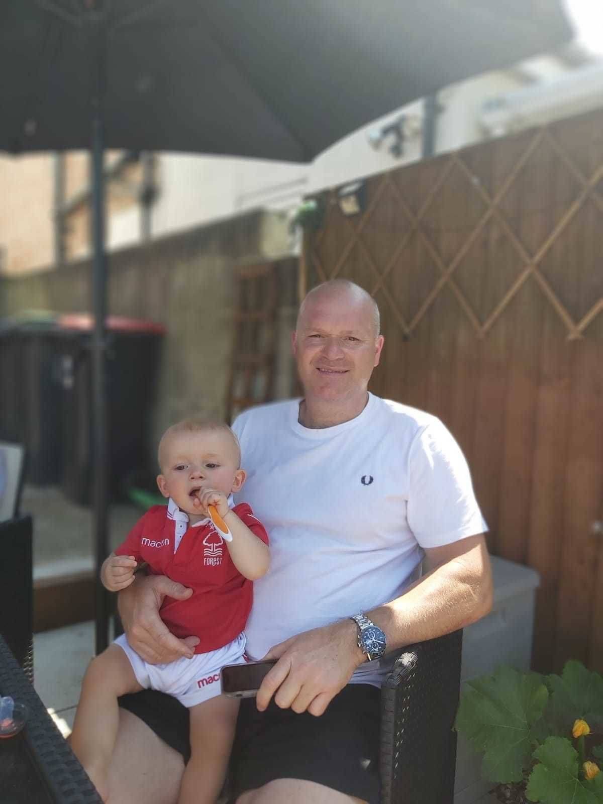 Me and my son Freddie 