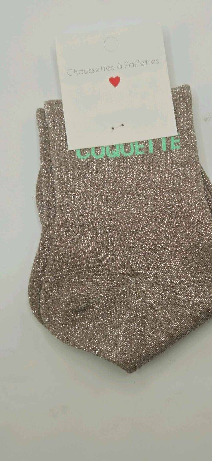 Chaussettes à Paillettes Coquette