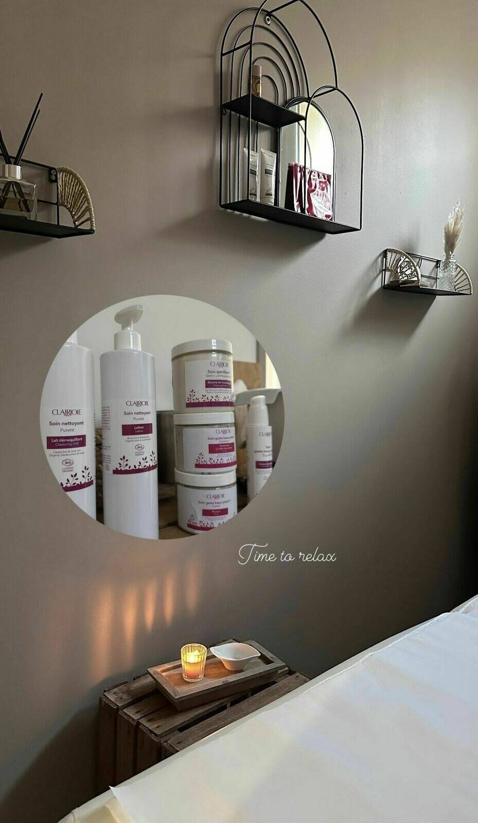 Marque utilisé + salle des soins