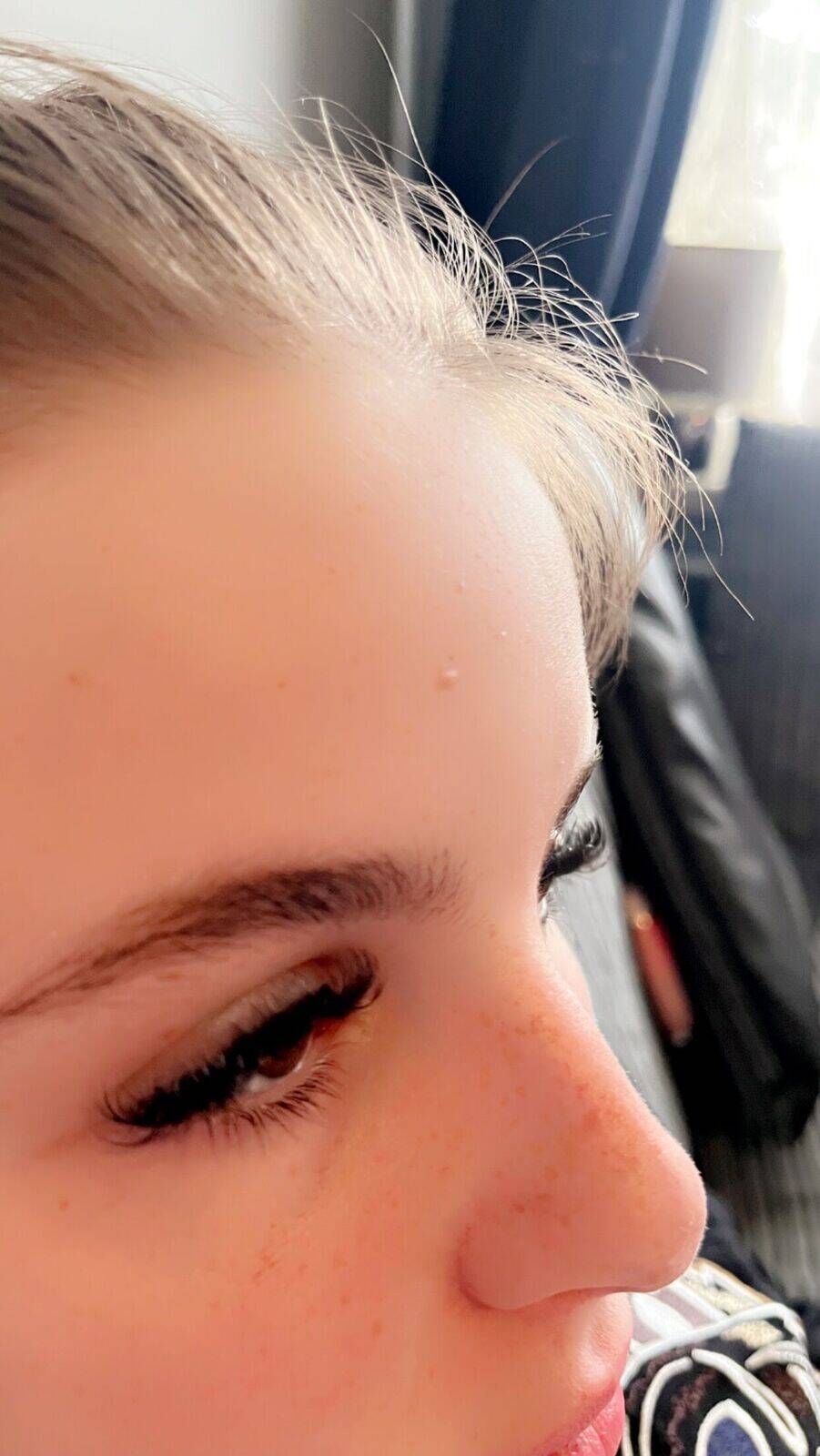 Lashes & brows for my girl abs 