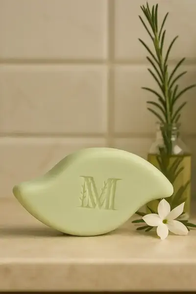 Shampoing solide régulateur sans sulfate - Anti Cheveux gras - fleurs de jasmin