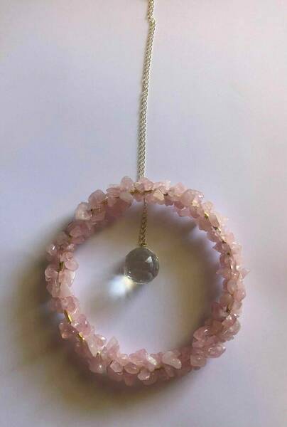 Rose quartz sun
