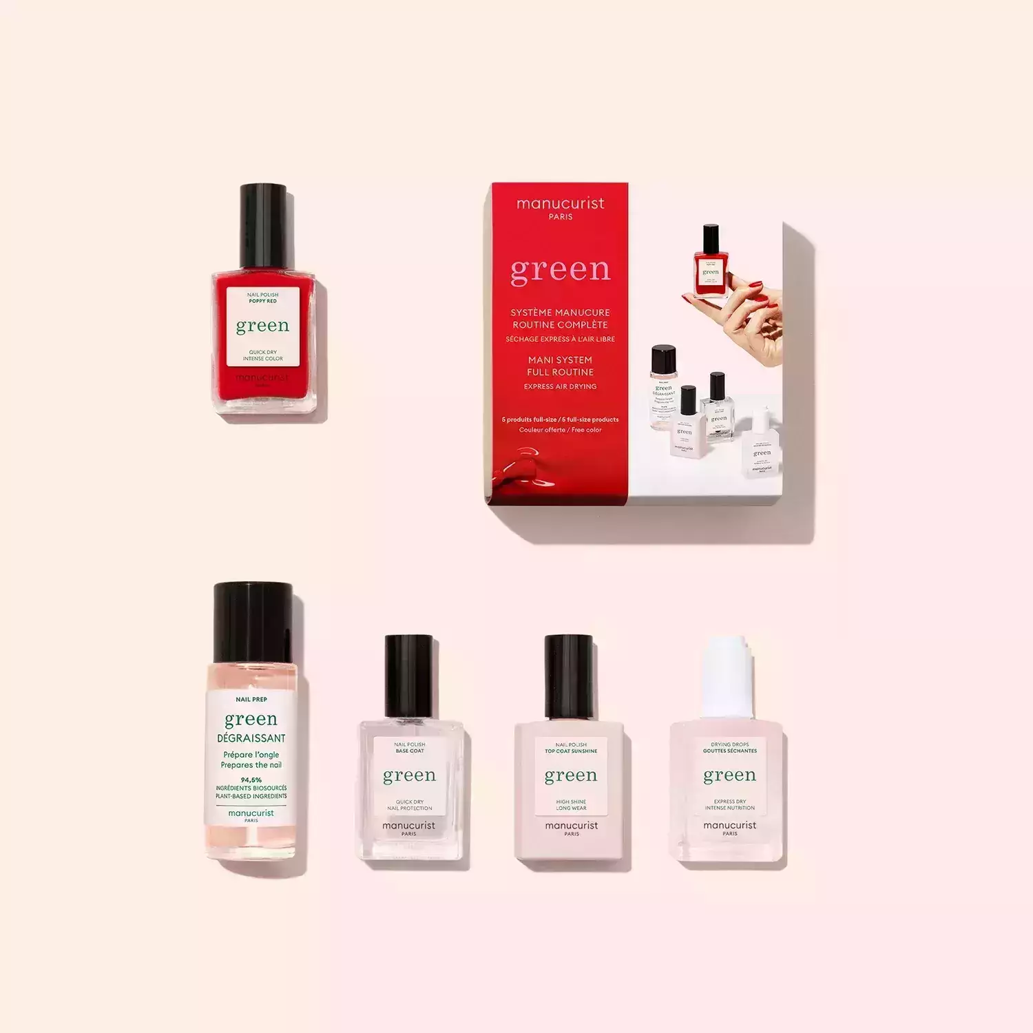 Vernis à ongles Green systeme- Kit Découverte