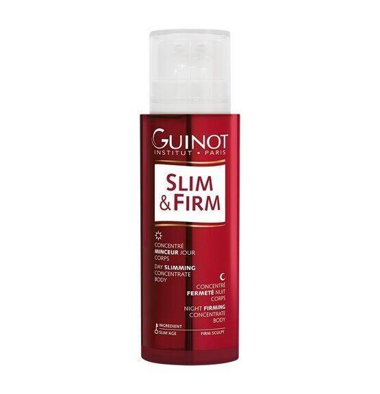 Slim & Firm Double concentré jour & nuit pour affiner la silhouette et raffermir la peau.