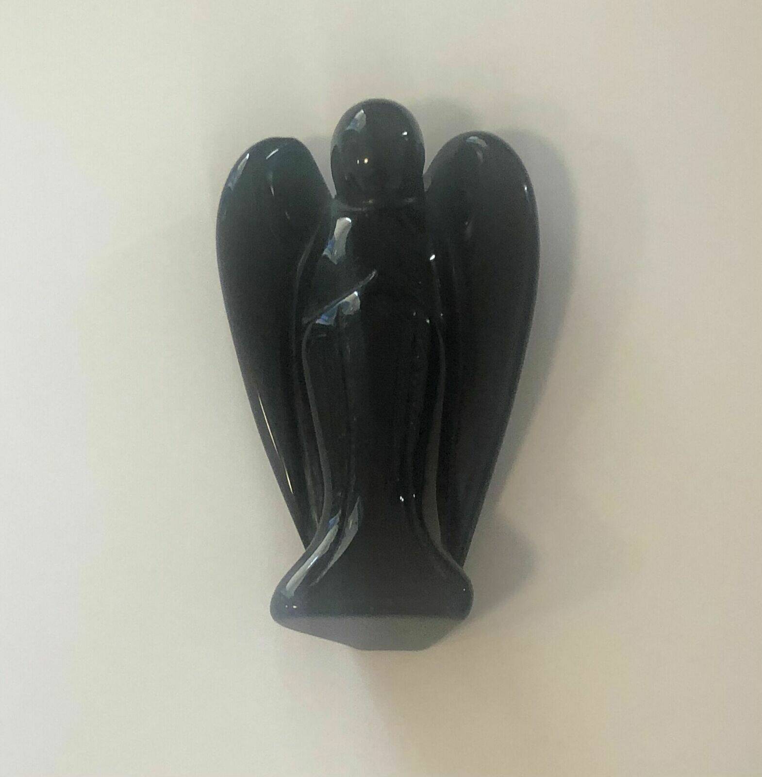 Black obsidian angel