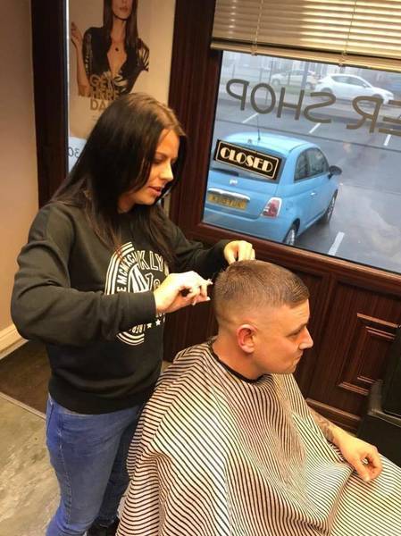 Open 9-6 today  
Jodie and Lydia ready to trim you up 