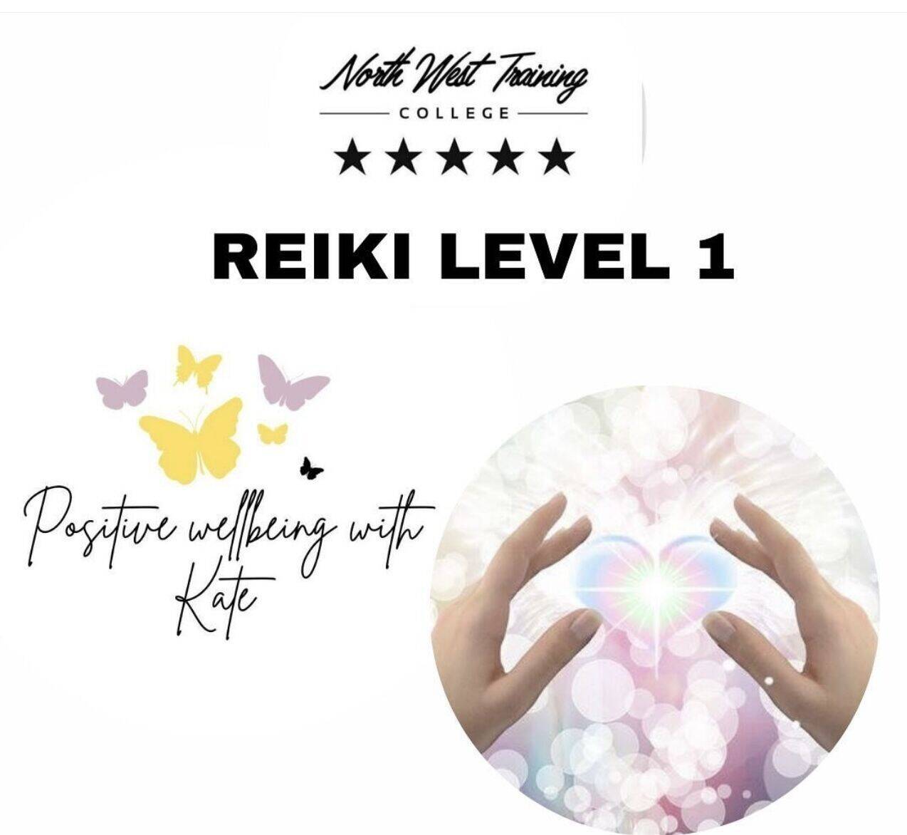 Reiki Level One £100 31st January 9.30-5pm deposit 