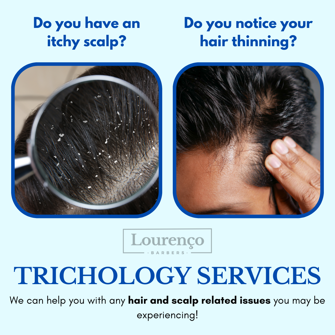 Do you suffer from an itchy scalp? Or maybe you notice your hair thinning? Whatever concern you may have with your hair or scalp, we are here to help you 💁