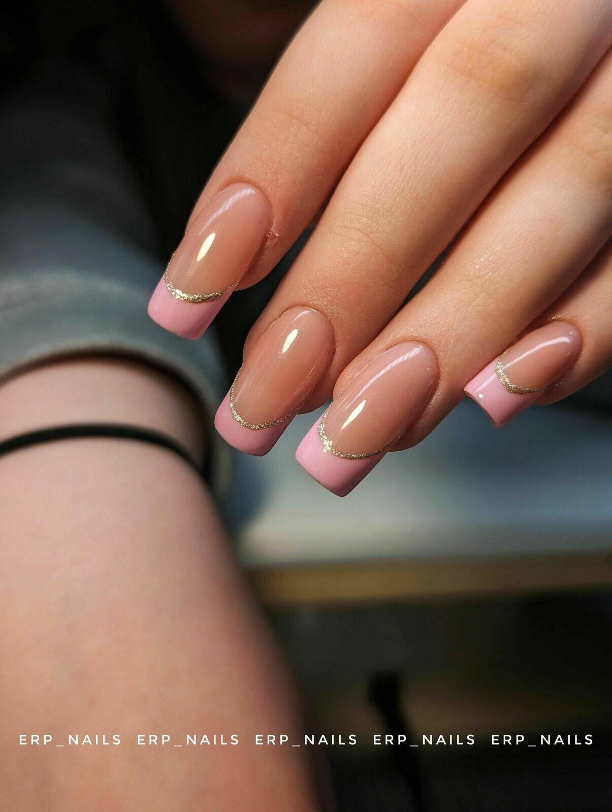 Nail extensions + french