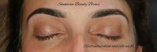 Restructuration des sourcils & teinture au Henné 