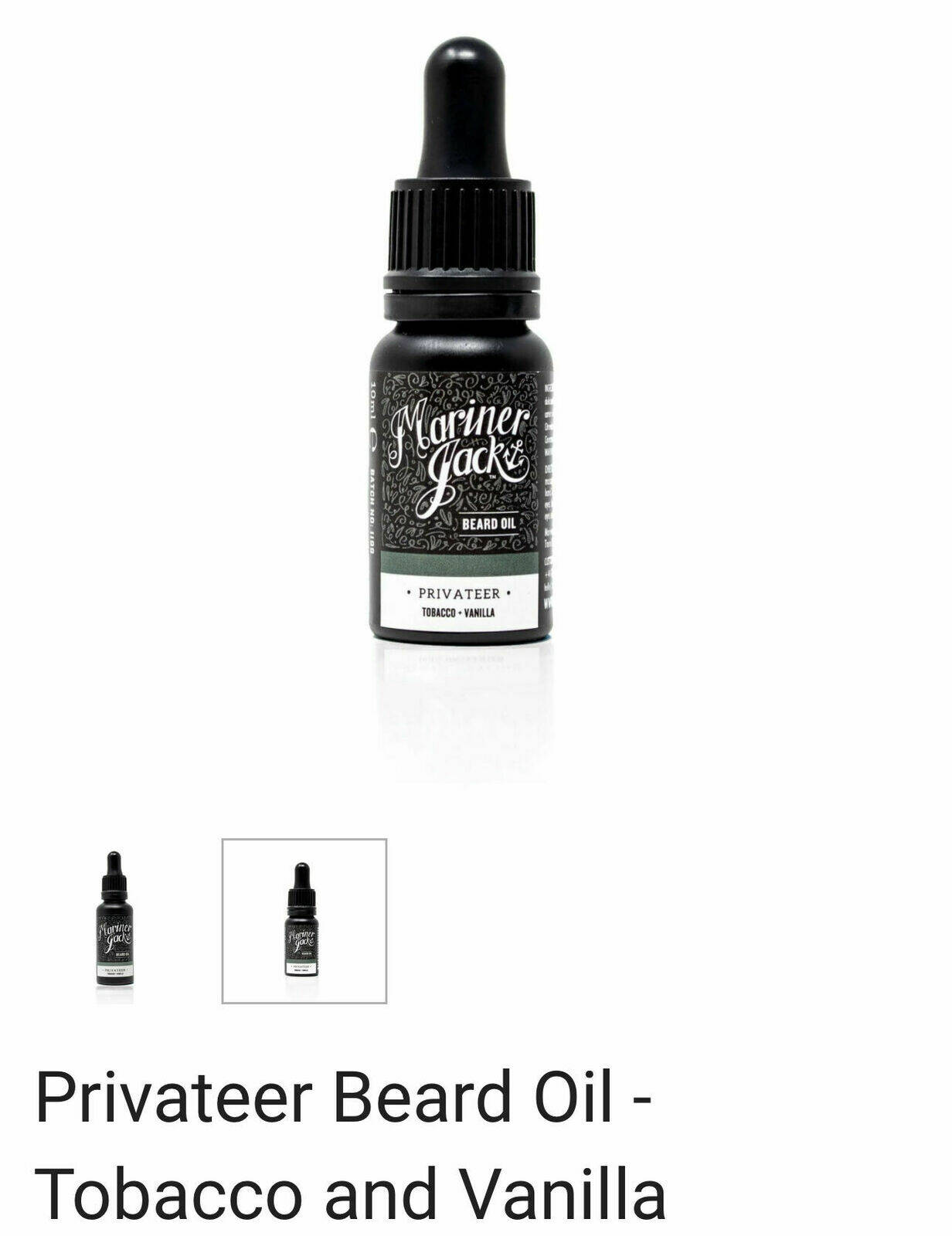 Beard Oil Privateer (inc uk Postage )