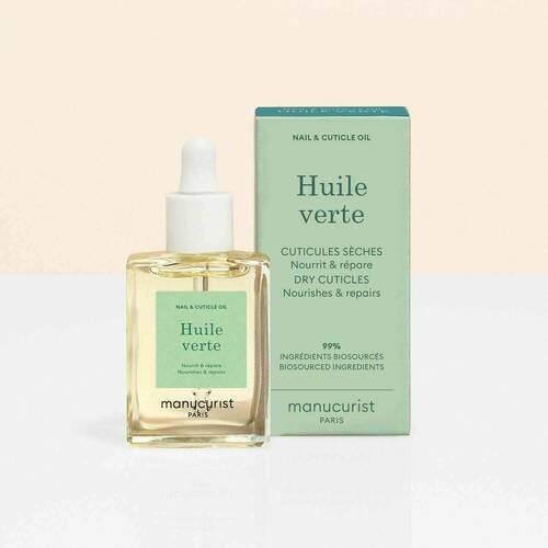 Huile verte cuticules