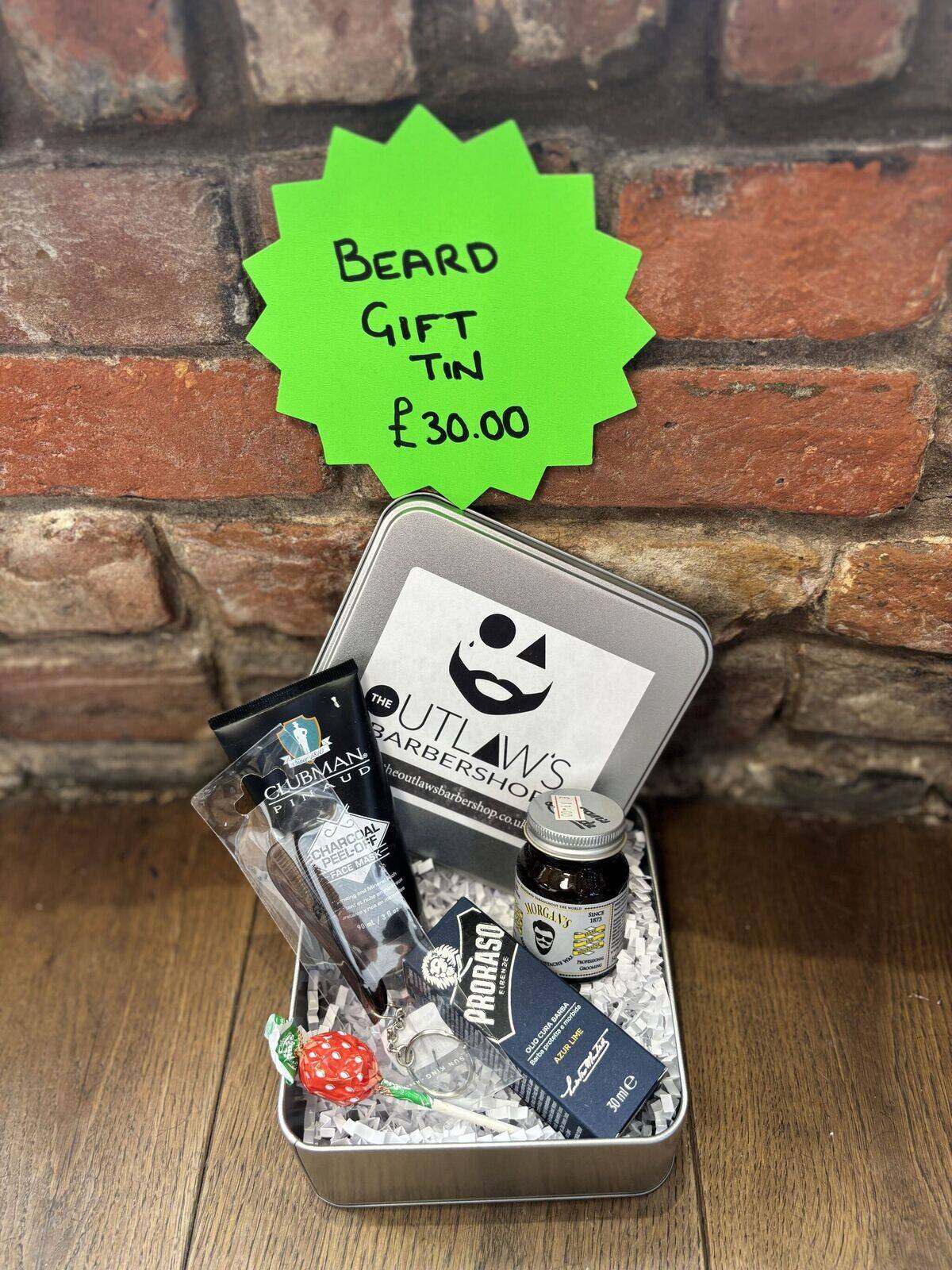 Beard gift tin