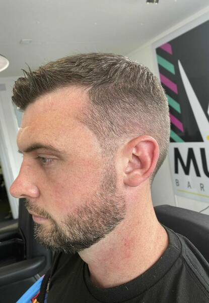 #2 Haircut & Style With Beard Trim